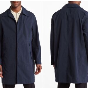 NWT Brady Jacket Mens Large Tunnel Trench Dark Sapphire Trench Coat $ 398.00